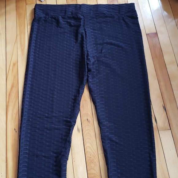 Doubleju high waisted textured leggings 3XL - Picture 4 of 6